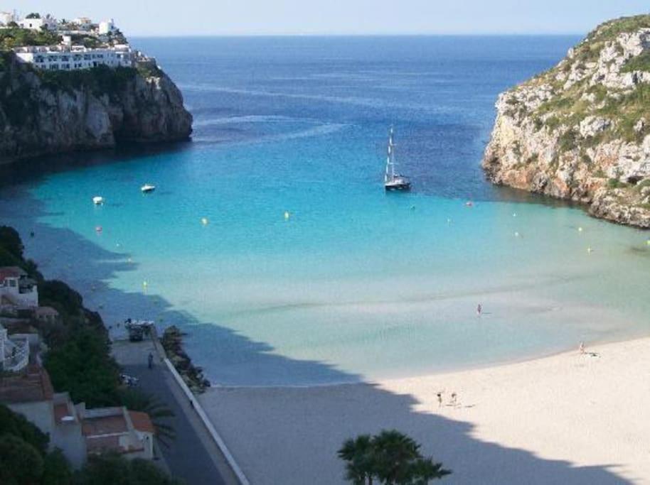 Cala En Porter  Precioso Apartamento Piscinas Cala En Porter מראה חיצוני תמונה